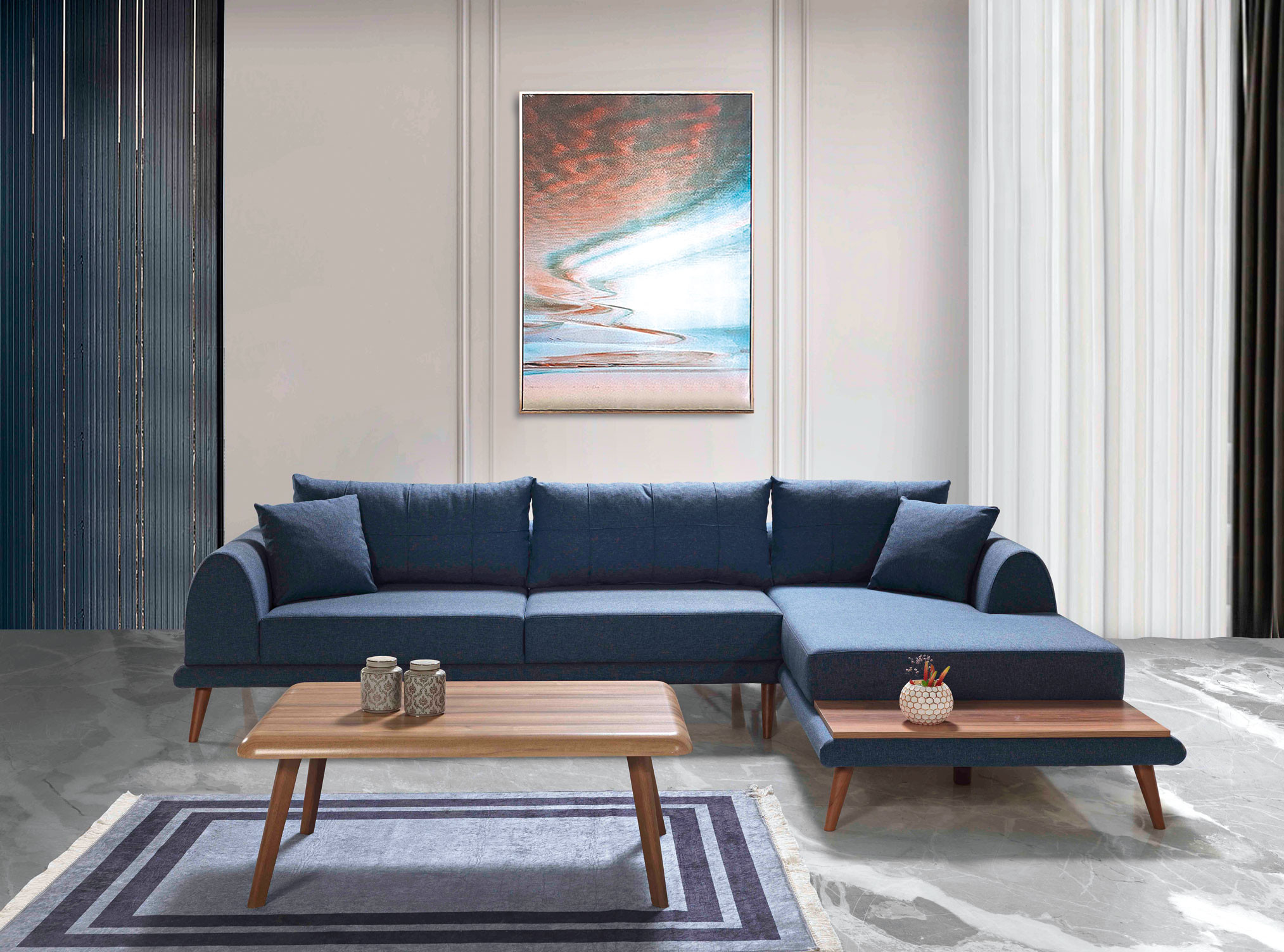 Retro Köşe Takımı Vera Mobilya